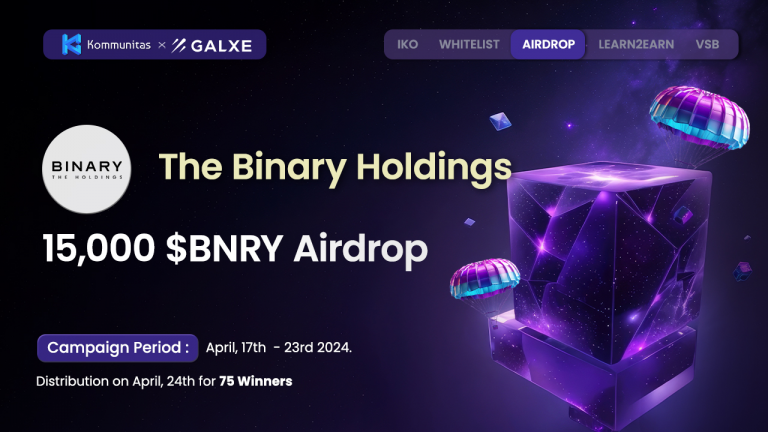 The Binary Holdings Airdrop Campaign | Kommunitas Blog